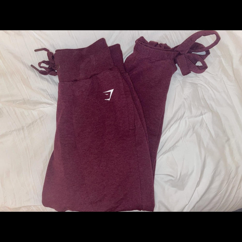 Purple Gymshark joggers